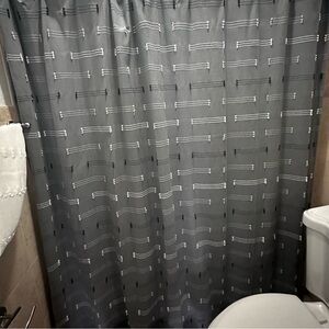 Cotton shower curtain